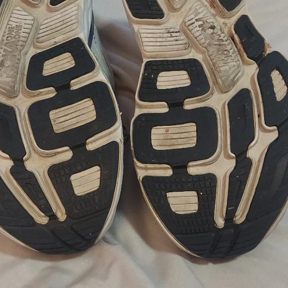 Hoka Womens  Cream and Black Athletic Shoes - Picture 10 of 14